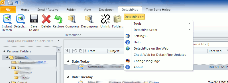 DetachPipe 8.0 screenshot