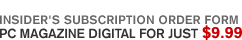 Insider's Subscription Order Form